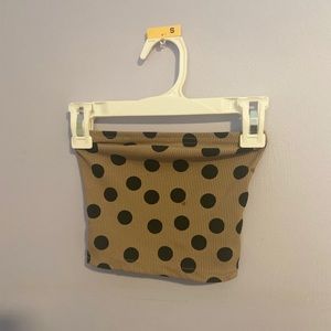 NASTYGAL polka dot tube top